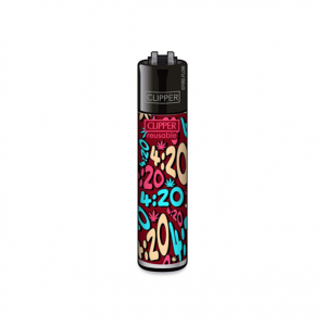 CLIPPER Feuerzeug It's 420 rot