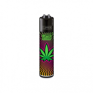 CLIPPER Feuerzeug Trippy Leaves #2