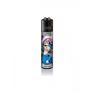 CLIPPER Feuerzeug Meerjungfrauen blau