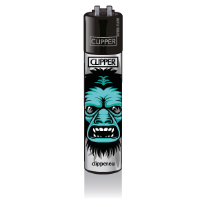 CLIPPER Feuerzeug Weed Monster - Blue