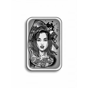 Clipper Rolling Tray Tattoo Girl small
