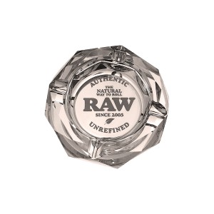 RAW Glass Ashtray Aschenbecher Crystal Darkside
