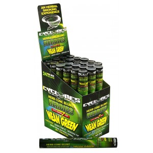Cyclones Hemp Blunt MEAN GREEN 24er Box