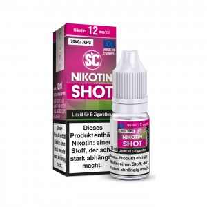 SC Nikotin Shot 12 mg 30PG/70VG 10 ml