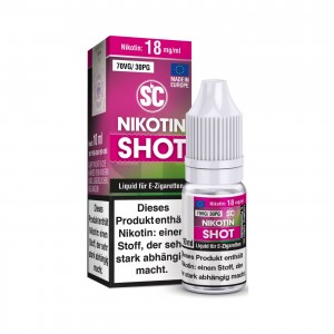 SC Nikotin Shot 18 mg 30PG/70VG 10 ml