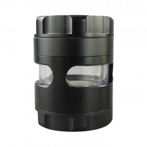 Jelly Joker Grinder Aluminium mit Fenster Ø 50 mm, 5-teilig schwarz