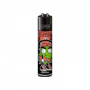 CLIPPER Feuerzeug 420 Buddies orange