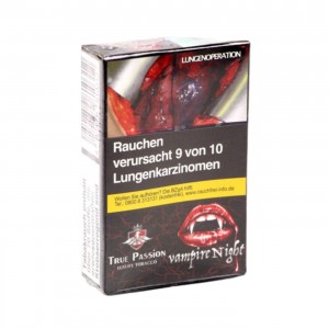 True Passion Vampire Nights Shisha Tabak 20 g Packung