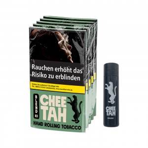 Chee Tah Blend 83 (grün) Drehtabak 30 g 5er Box + Clipper