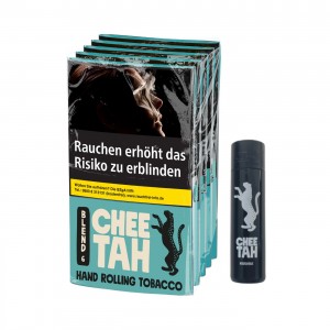 Chee Tah Blend 6 (türkis) Drehtabak 30 g 5er Box + Clipper