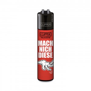 CLIPPER Feuerzeug Jugendwort #7 Mach Nich Diese