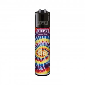 CLIPPER Feuerzeug Tie Dye lila