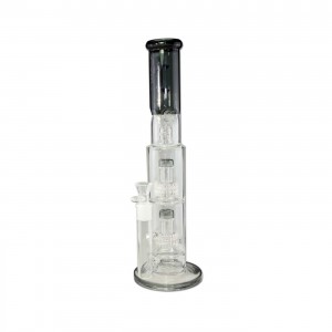 Black Leaf Icebong Double Trommelperkolator 40,5 cm grau