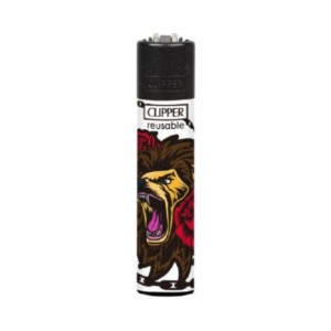 CLIPPER Feuerzeug Hardcore Jungle "Lion"