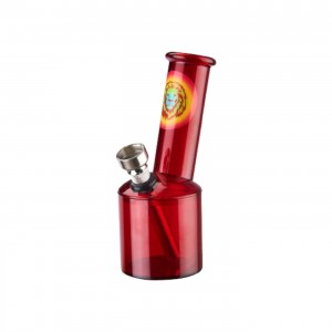 Champ High Mini Acryl Zylinderbong rot