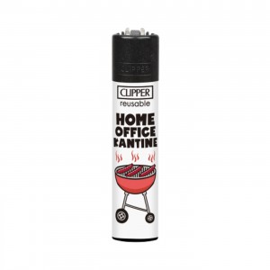 CLIPPER Feuerzeug Slogans #43 Home Office Kantine