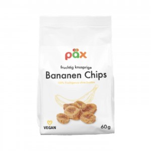 PÄX Bananen Chips getrocknet 60 g