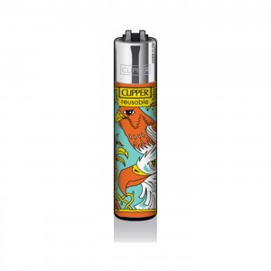 CLIPPER Feuerzeug GODS Vogel