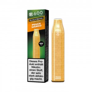 SC 600 "Peach Mango" Einweg E-Zigarette 17 mg