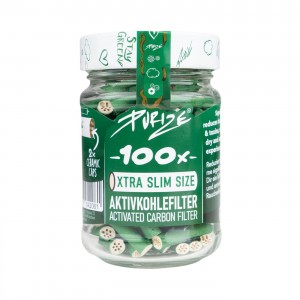 100 PURIZE Glas XTRA Slim Size Filter grün 5,9 mm