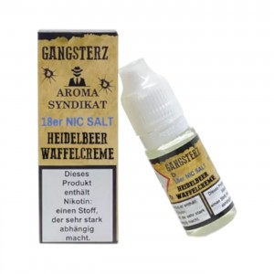 Gangsterz Heidelbeer Waffelcreme Nikotinsalz Liquid
