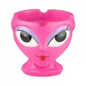 Alien Aschenbecher pink
