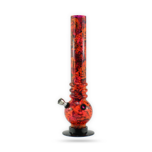 Dreamliner Acrylbong Kugel orange/rot Skull 30 cm