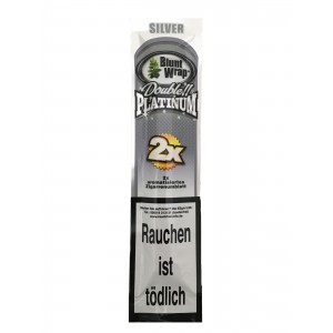 Blunt Wrap Double Platinum Silver 2er Packung