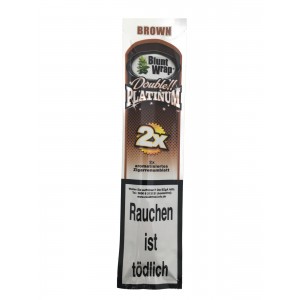 Blunt Wrap Double Platinum Brown 2er Packung