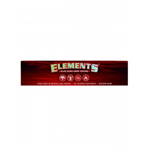 ELEMENTS Red Papers King Size Slim Heftchen einzeln