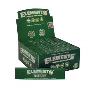 ELEMENTS Green Papers King Size Slim 50er Box
