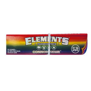 ELEMENTS Rainbow Connoisseur King Size + Tips Heftchen einzeln