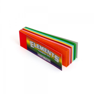 ELEMENTS Rainbow Perforated Filter Tips Heftchen einzeln