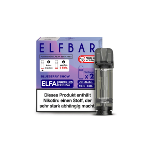 ELFBAR Elfa Blueberry Snoow Pod 20 mg (2 Stück pro Packung)