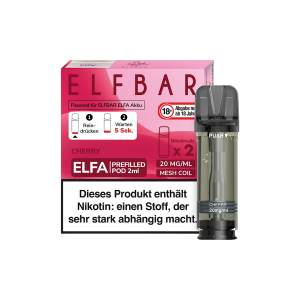 ELFBAR Elfa Cherry Pod 20 mg (2 Stück pro Packung)