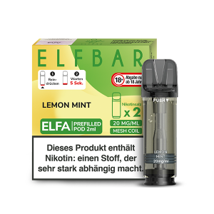 ELFBAR Elfa Lemon Mint Pod 20 mg (2 Stück pro Packung)