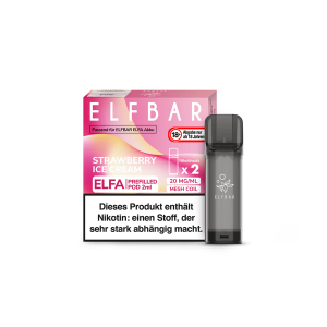 ELFBAR Elfliq Strawberry Ice Cream Pod 20 mg (2 Stück pro Packung)