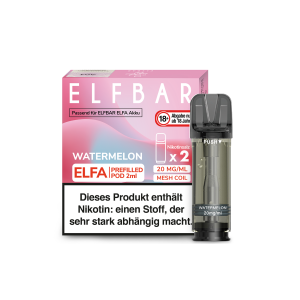 ELFBAR Elfa Watermelon Pod 20 mg (2 Stück pro Packung)