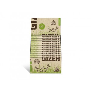 Gizeh Hanf & Gras King Size Slim + Tips 24er Box