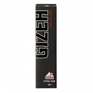 Gizeh Black Extra Fine King Size Papers mit Magnet Heftchen einzeln