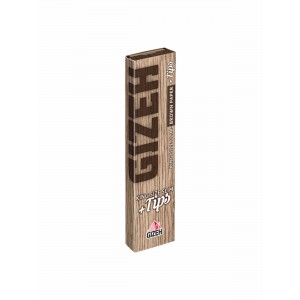 Gizeh Brown King Size Slim + Tips Heftchen einzeln