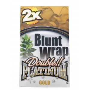 Blunt Wrap Double Platinum Gold 25 x 2 Box