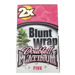 Blunt Wrap Double Platinum Pink 25 x 2 Box