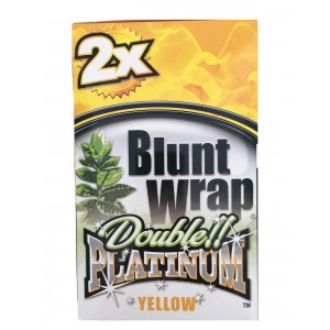 Blunt Wrap Double Platinum Yellow 25 x 2 Box