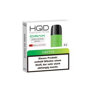 HQD Cirak Pods 2 x 2 ml Cactus 18mg
