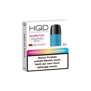 HQD Cirak Pods 2 x 2 ml Maracuja Melon Blueberry 18mg