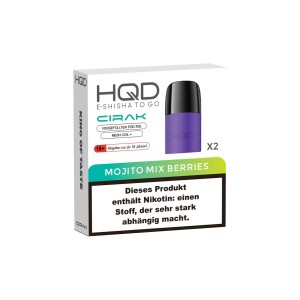HQD Cirak Pods 2 x 2 ml Mojito Mix Berries 18mg