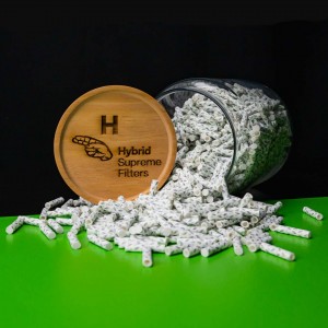 Hybrid Supreme Aktivkohlefilter 6,4 mm 1000er Glas