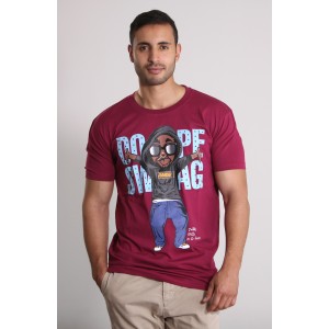 PANUU Swagger Tee (burgund), T-Shirt