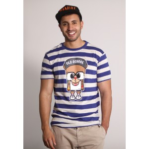 PANUU Harlem Tee (Streifen navy), T-Shirt